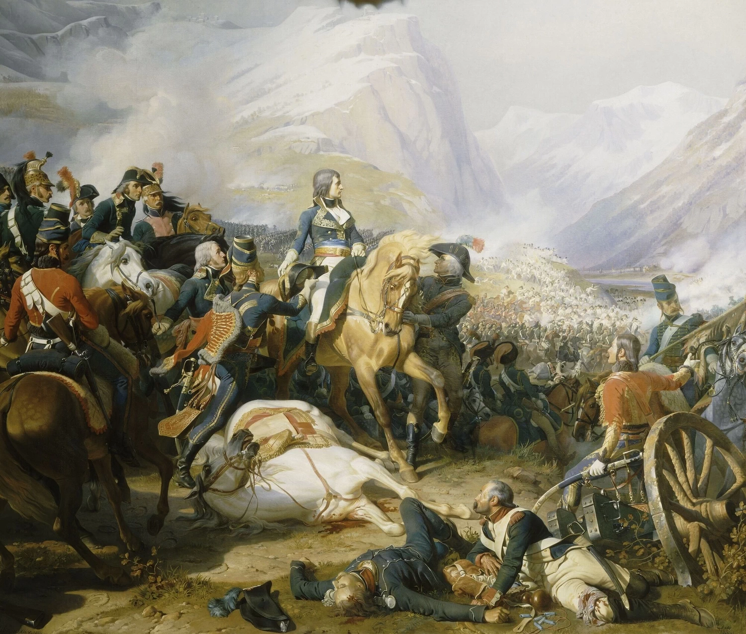 Napoleone alla battaglia di Rivoli - Versailles